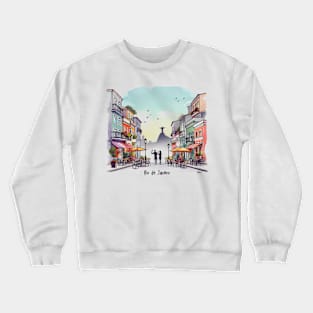 A Toast To  Rio de Janeiro Graphic Tee | Rio Sunset Crewneck Sweatshirt